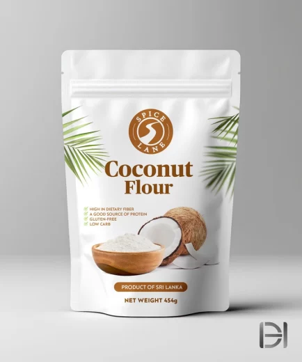 Coconut flour pouch design