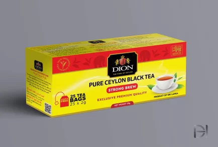 Tea packaging box design