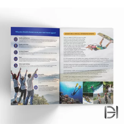 Travel brochure design