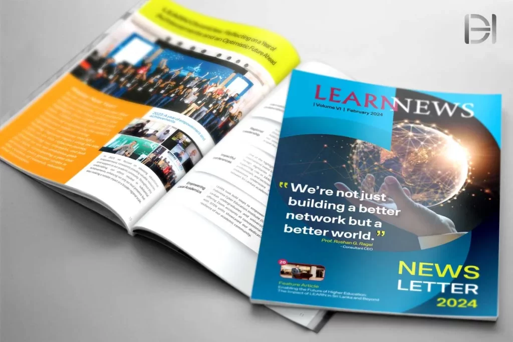 Corporate newsletter design