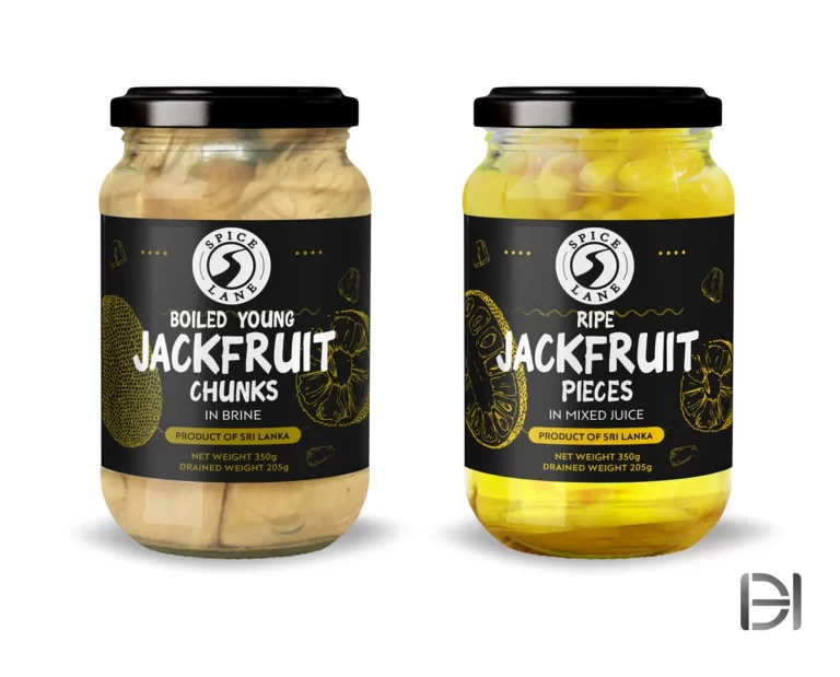 Fruit jars product label design