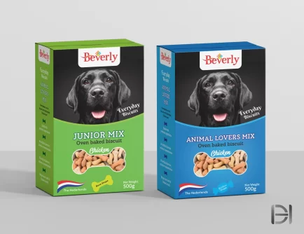 Pet food packaging box design