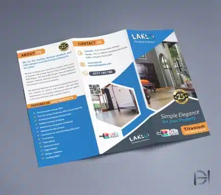 Tri-fold sales brochure design