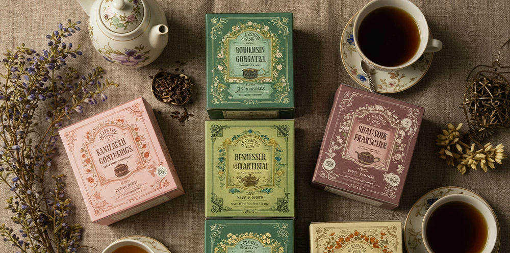 vintage nostalgic packaging design